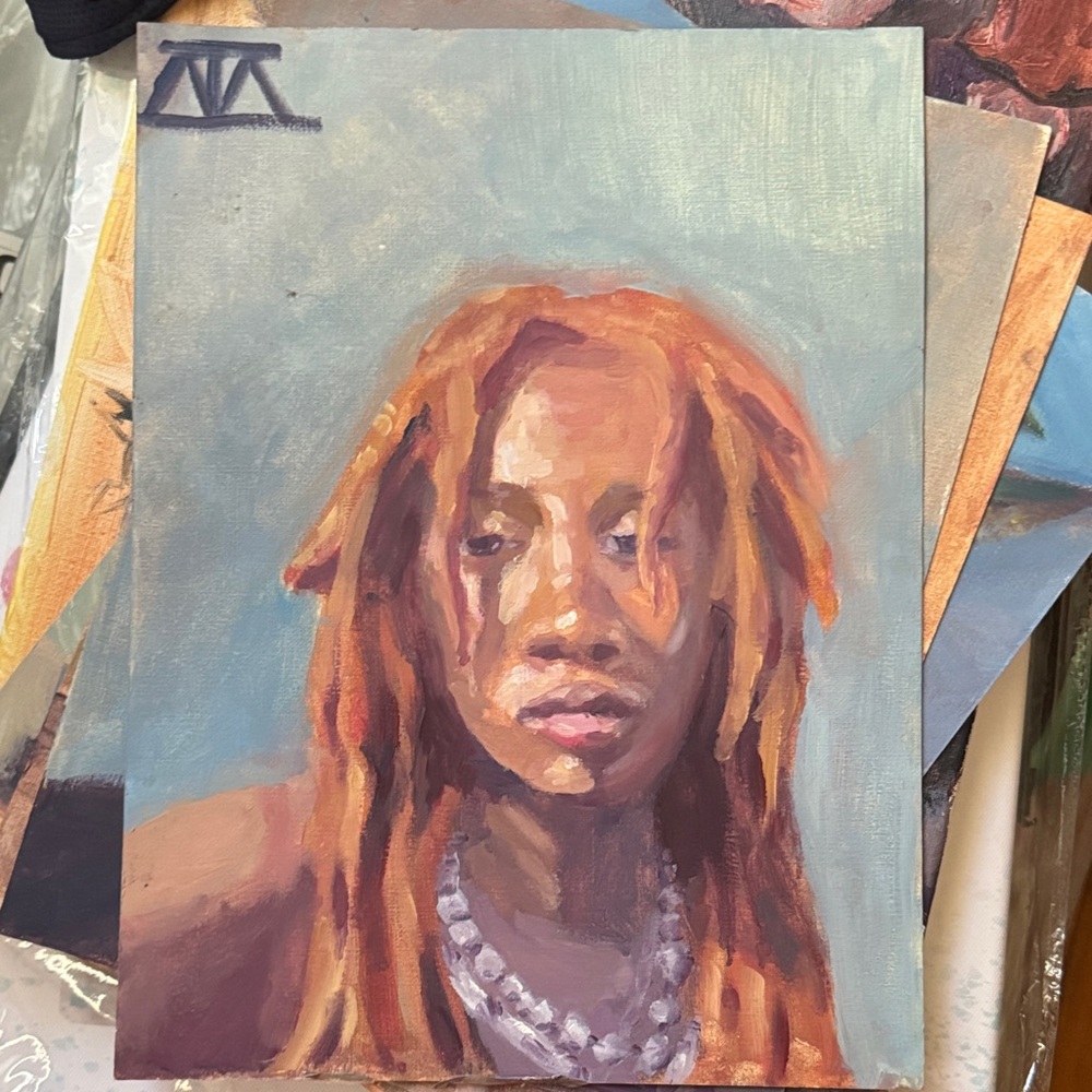 Original Handprinted Portrait